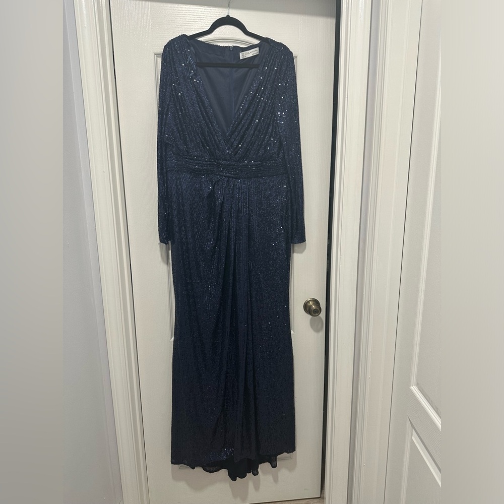 IENNA Midnight Navy Sequin Gown
New with Tags
